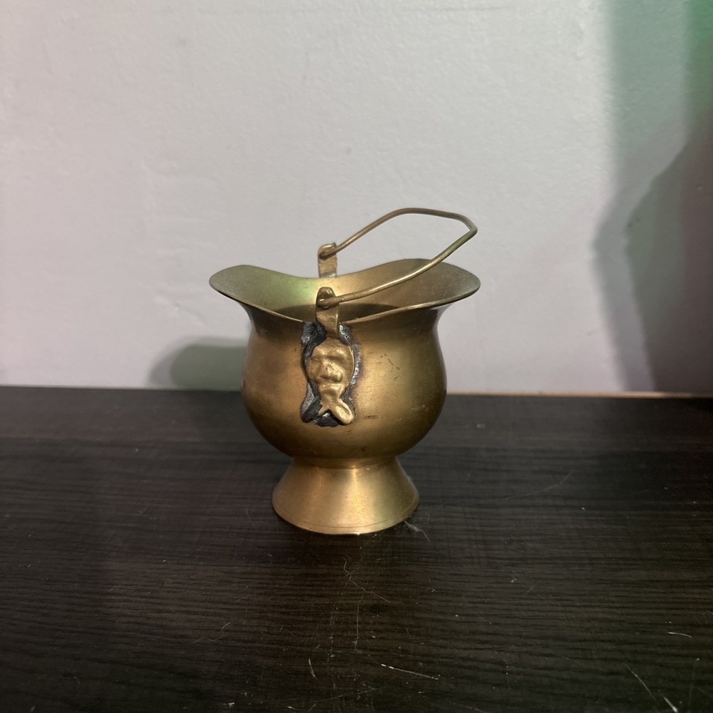Solid Brass Scuttle Bucket